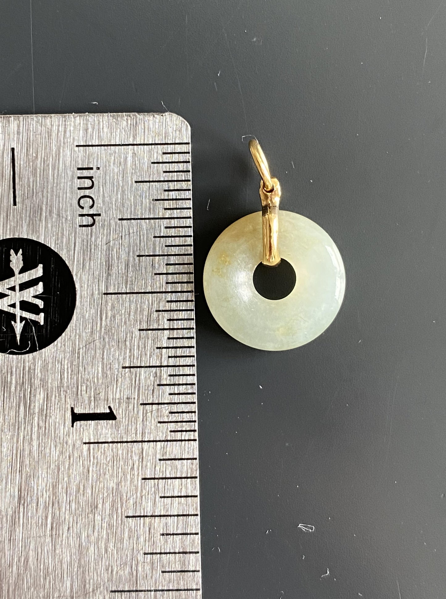 Jade Coin Charm
