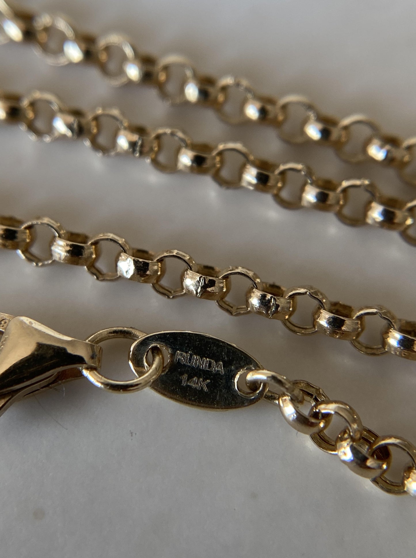 24" Dainty Round Rolo Chain