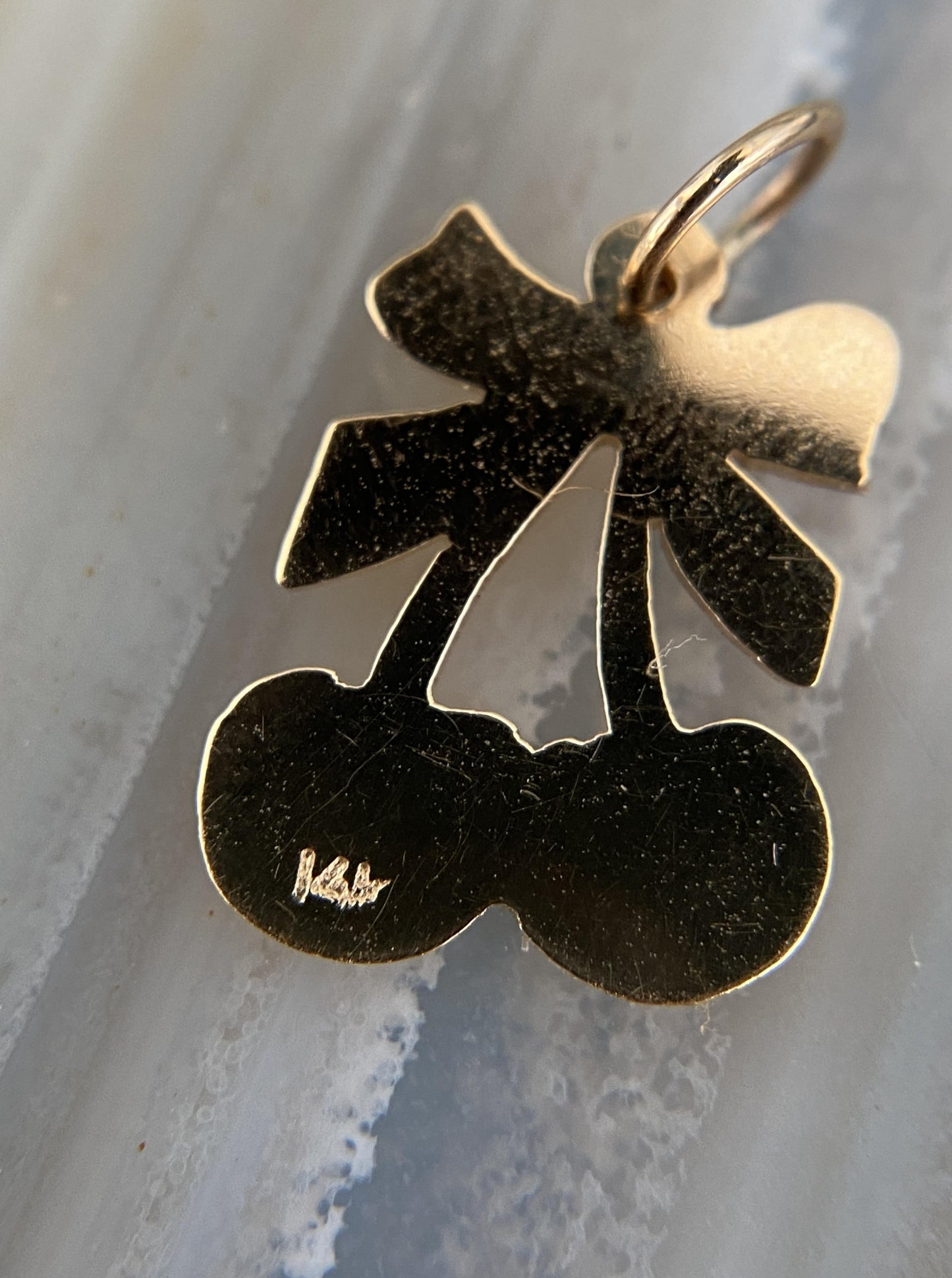 14K Cherry Charm