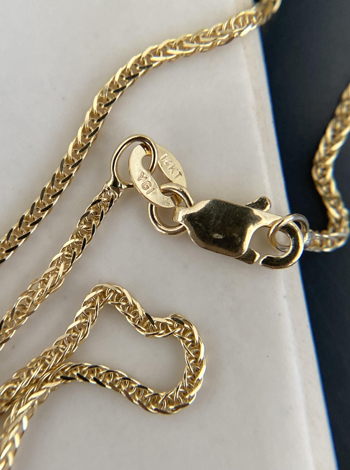 14K Box Chain