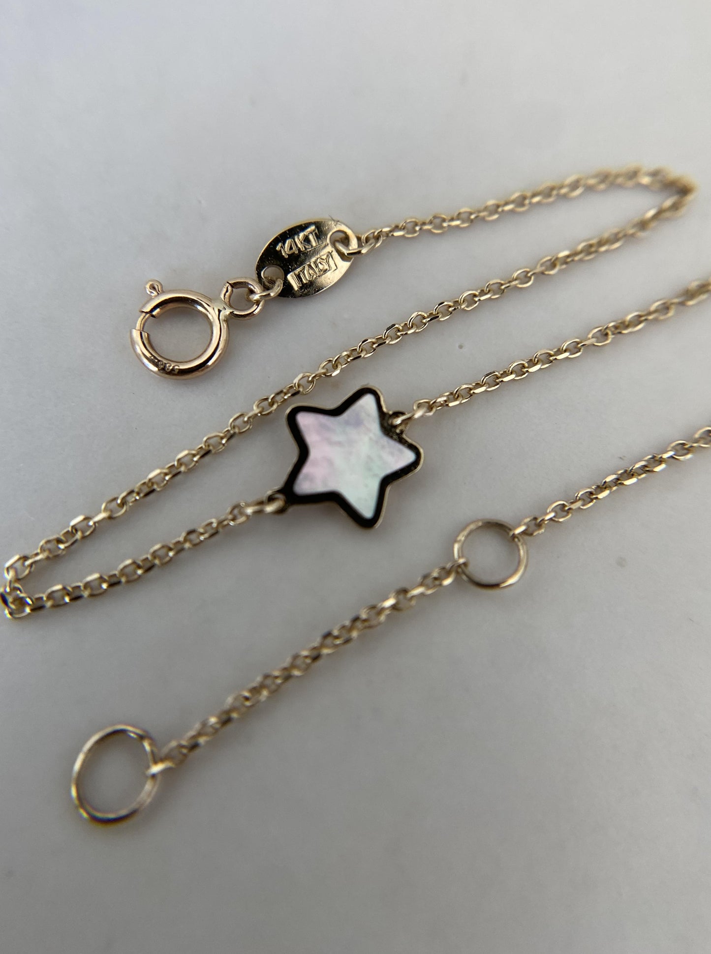 Mother Of Pearl Star Bracelet