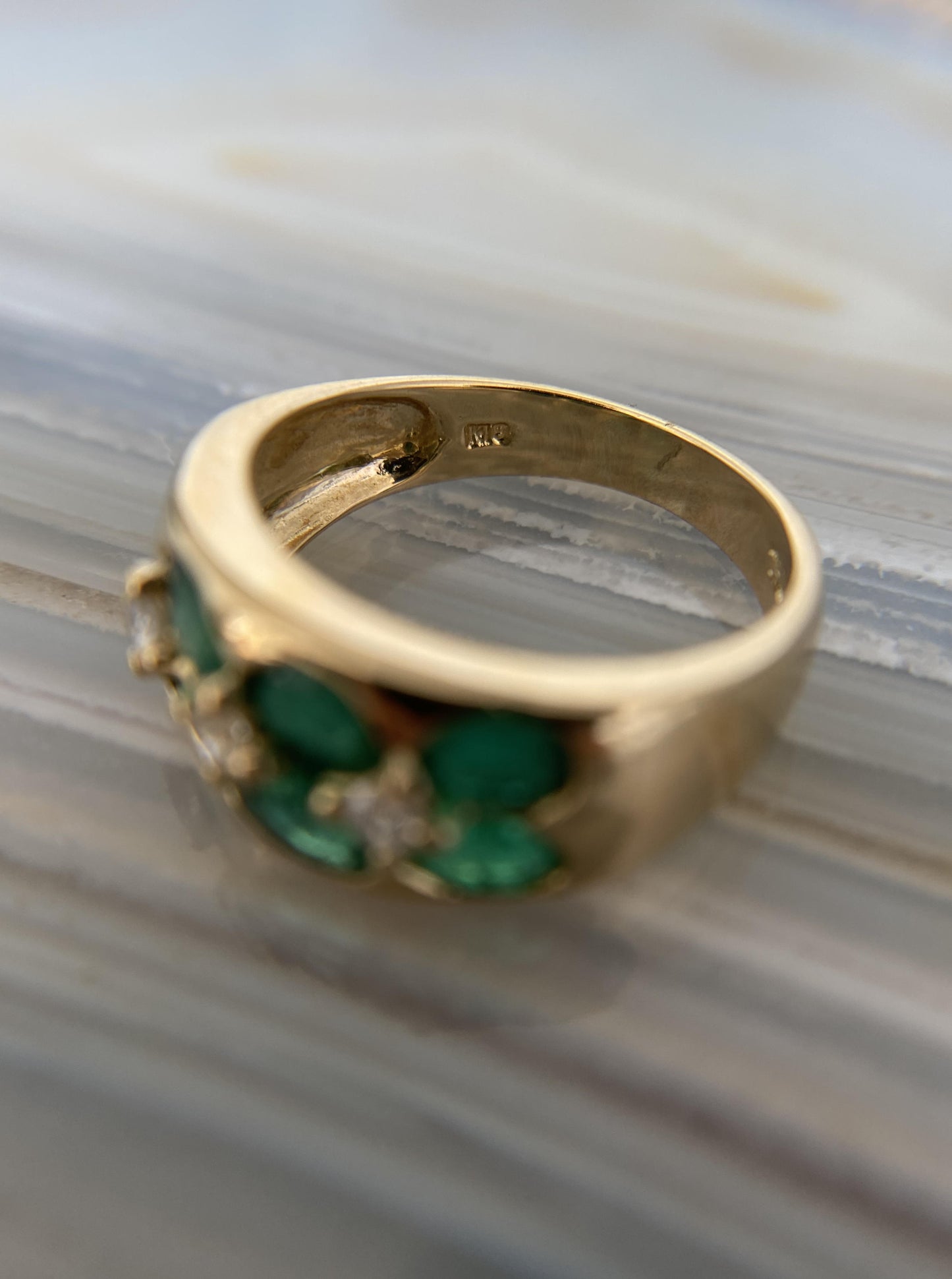 Estate Emerald Band