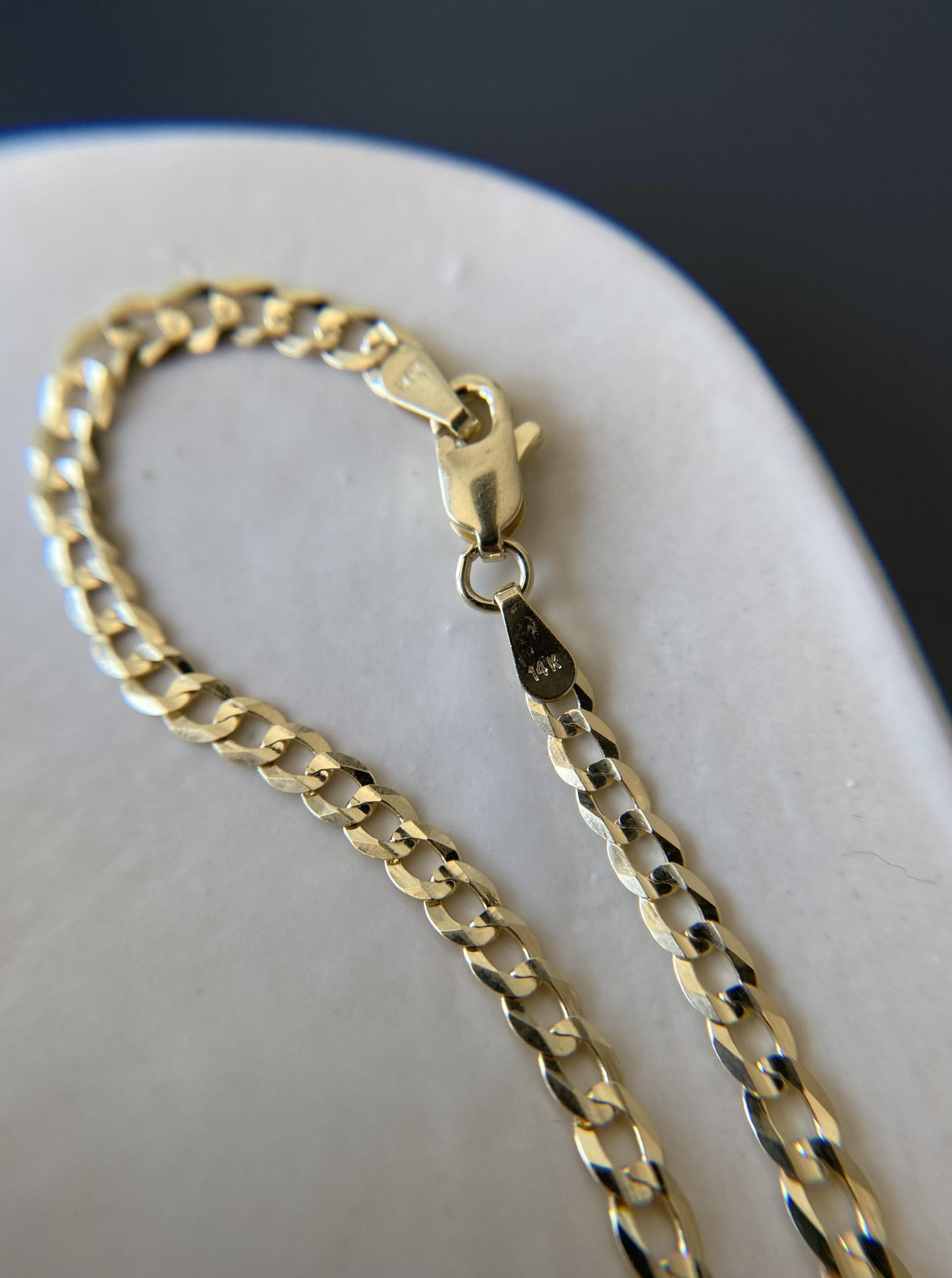 16" Flat Cuban Necklace