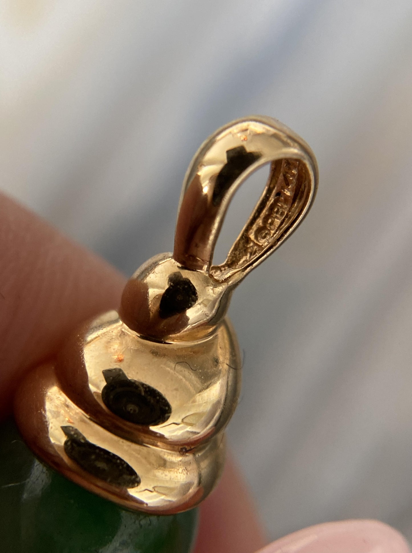 Jade Bead Charm