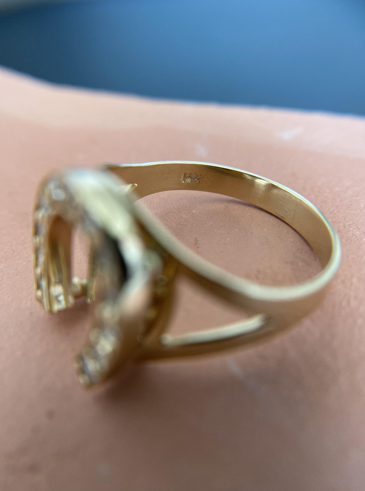 Diamond Horseshoe Ring