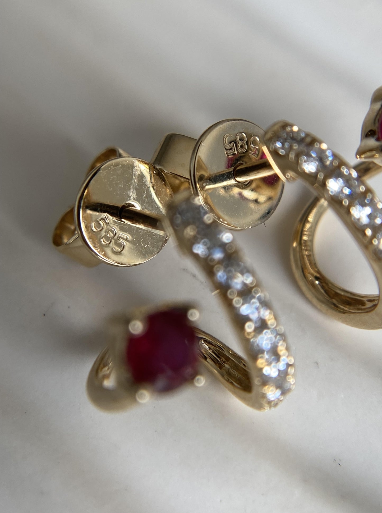 Ruby Grab Earrings