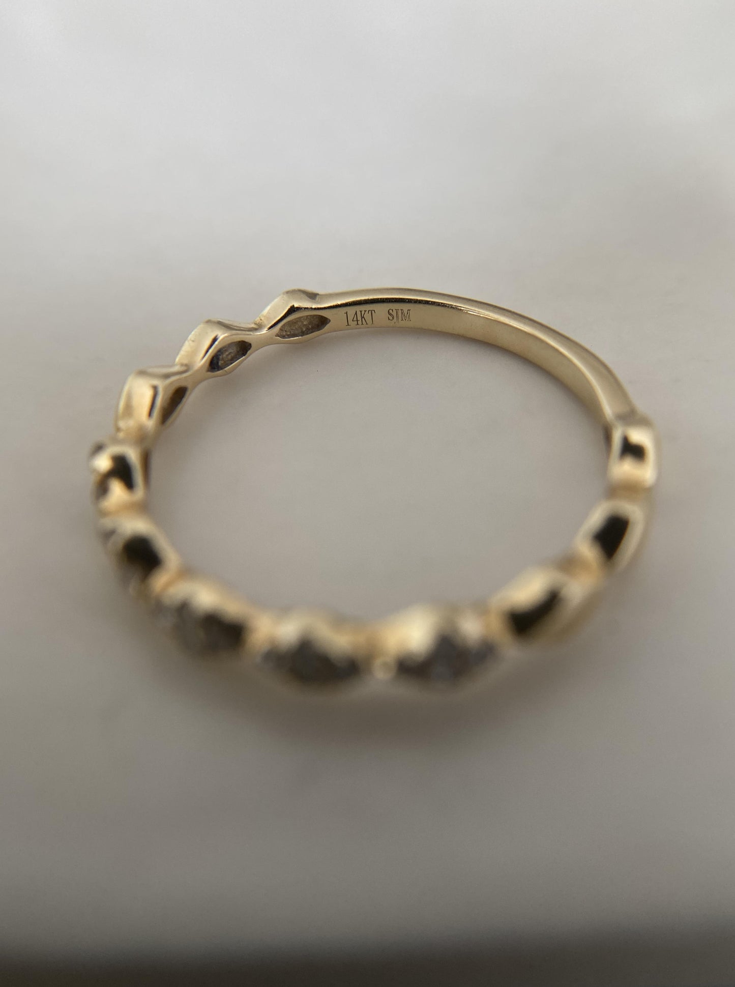 Dainty Marquise Diamond Band