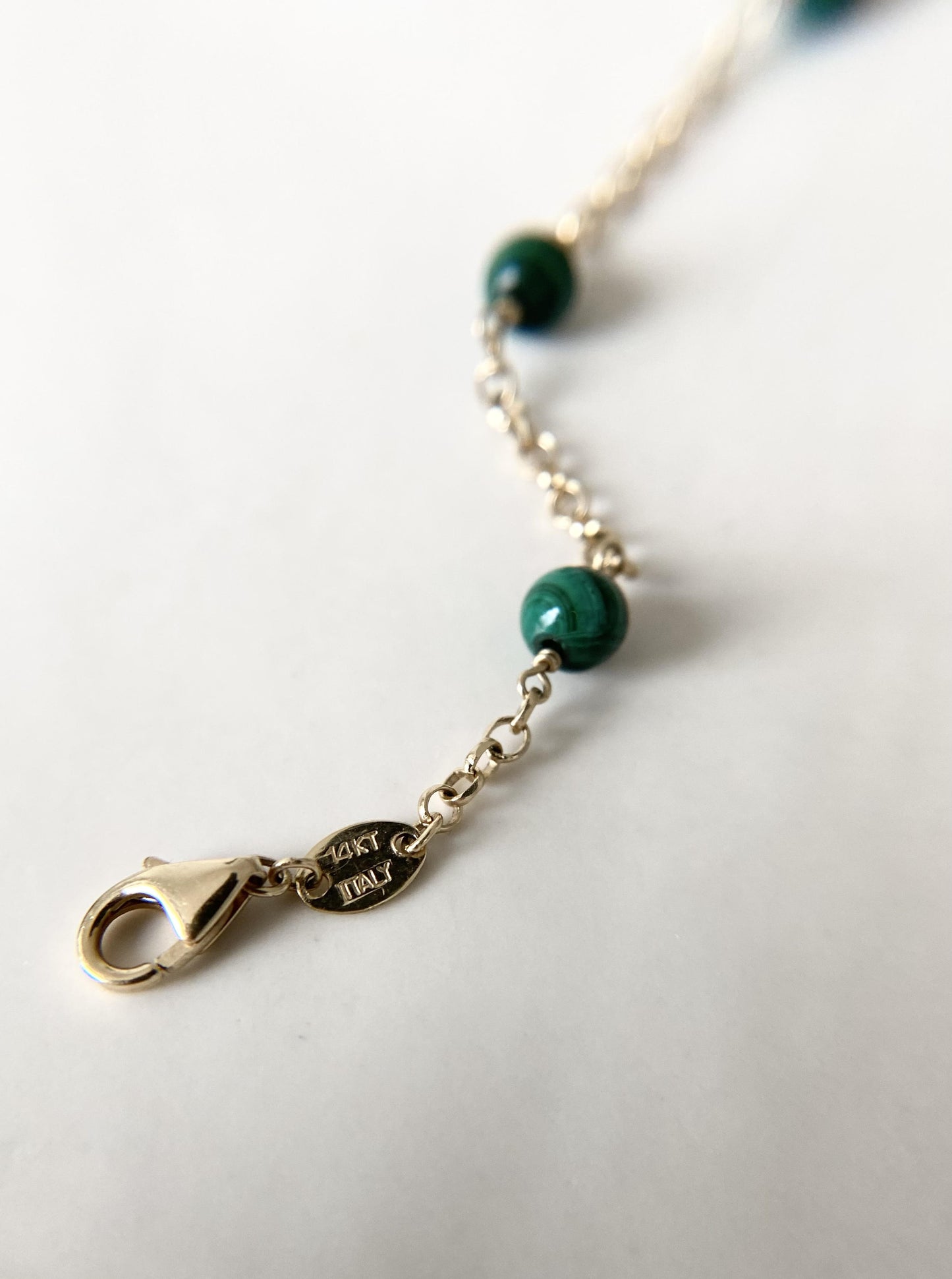 Malachite Beaded Bracelet
