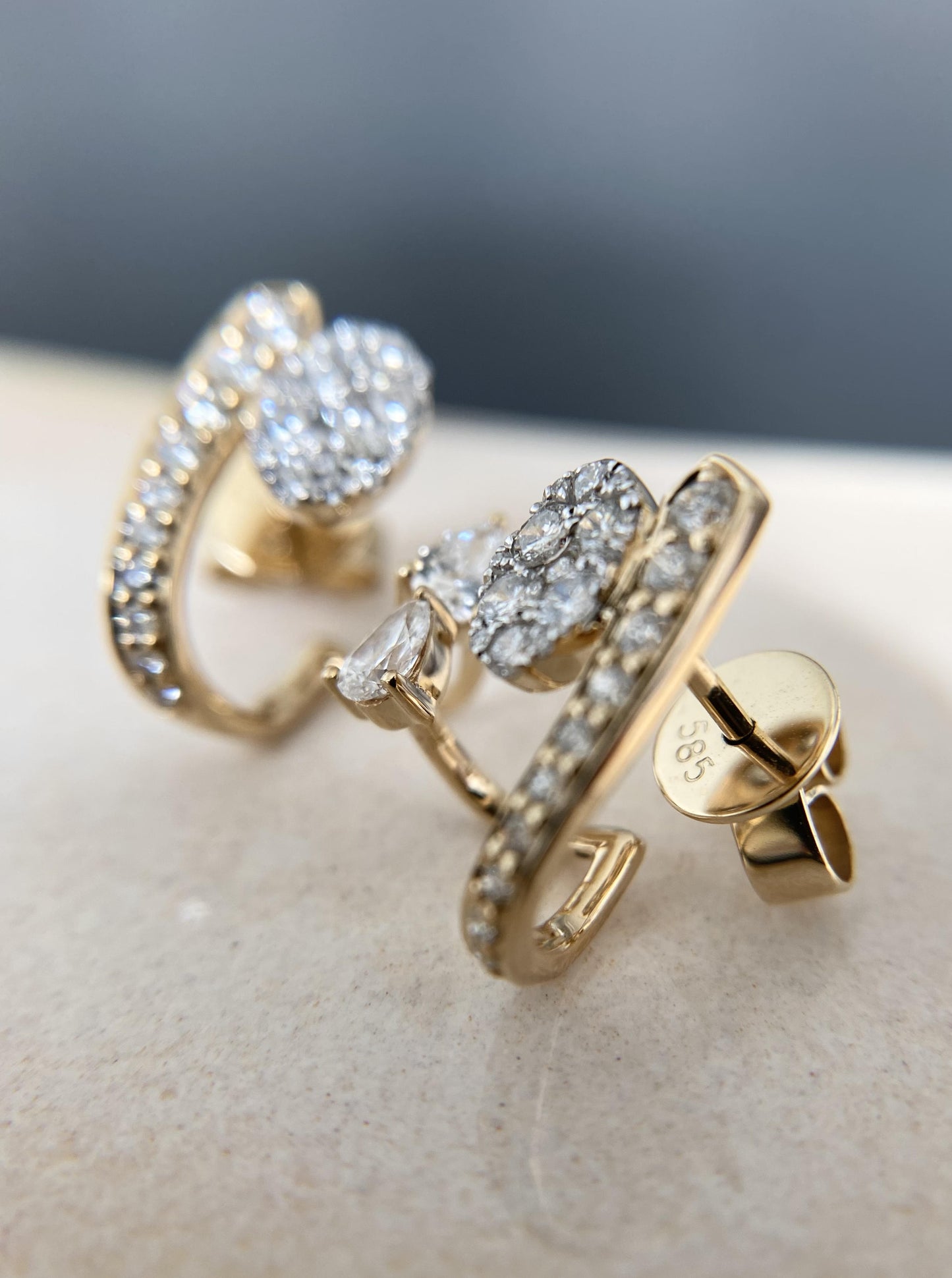 Diamond Grab Earrings