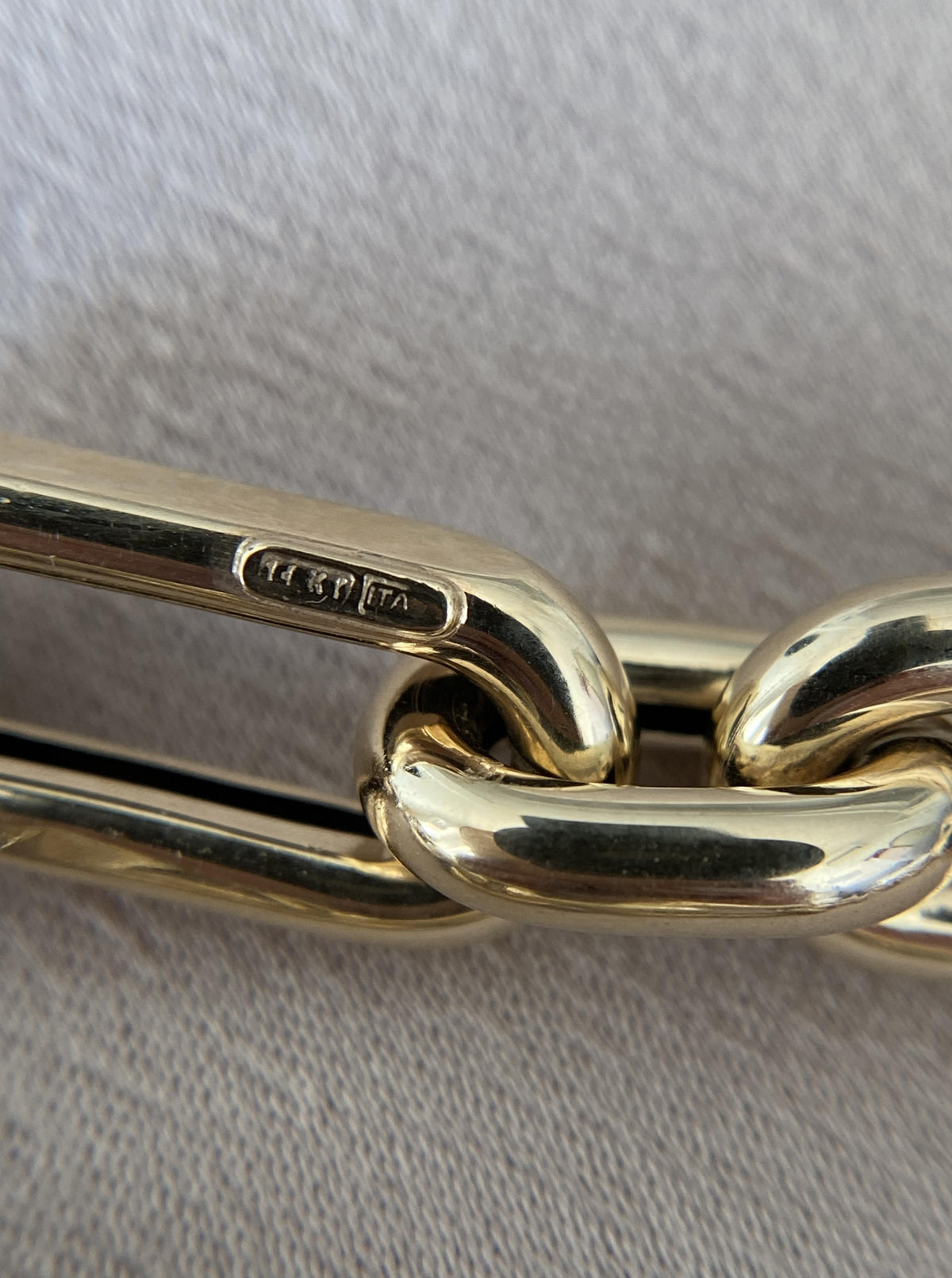 14K Oval and Triple Oval Link Chain