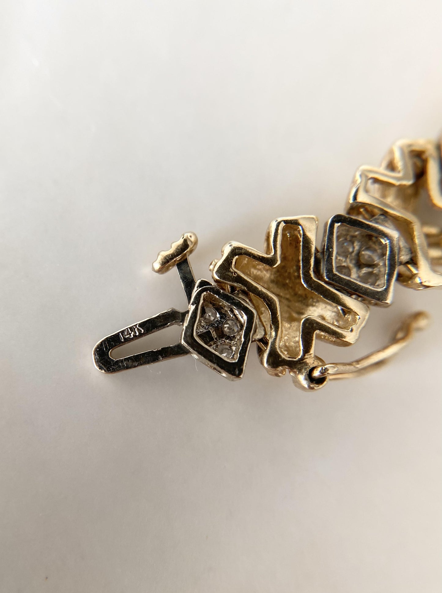 Vintage Diamond Kisses Bracelet