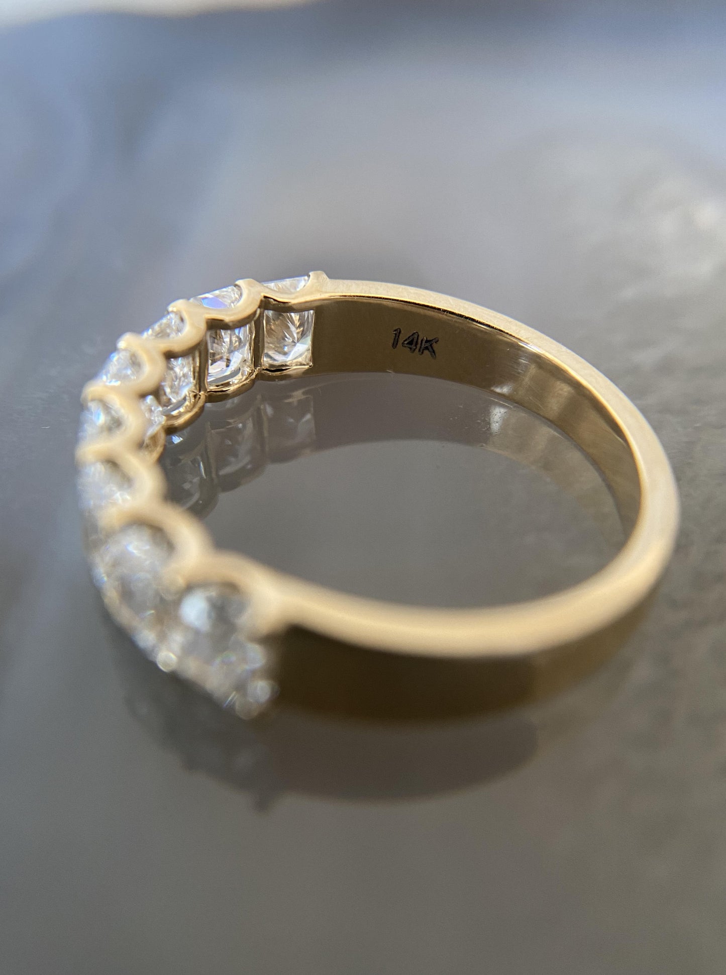 Radinat Cut Lab Diamond Band