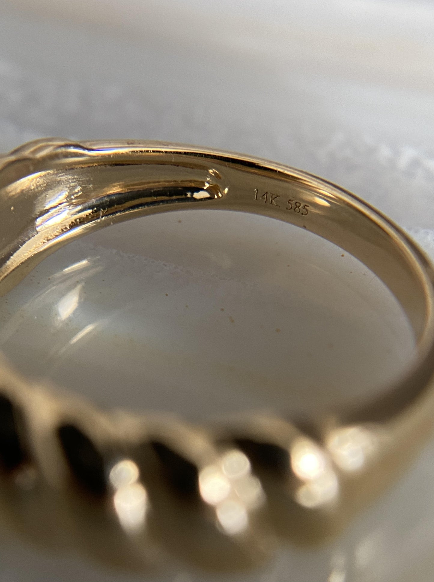 Croissant Diamond Band