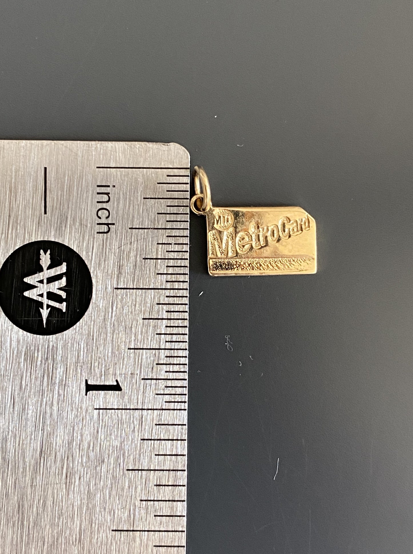 Metro Card Charm