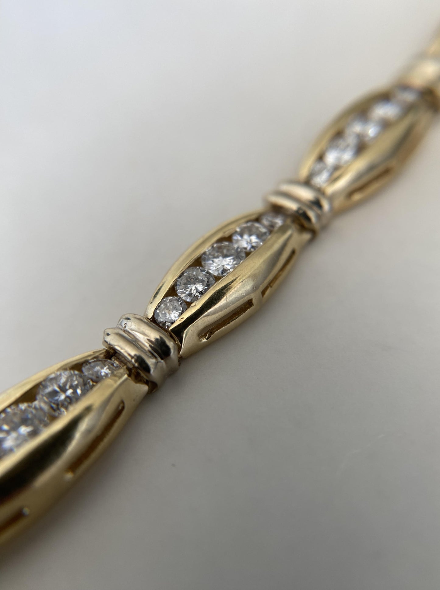 Vintage Channel Diamond Bracelet