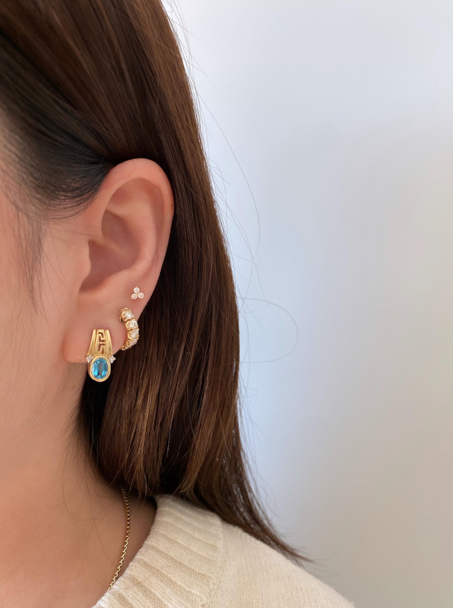 Vintage Topaz Earrings