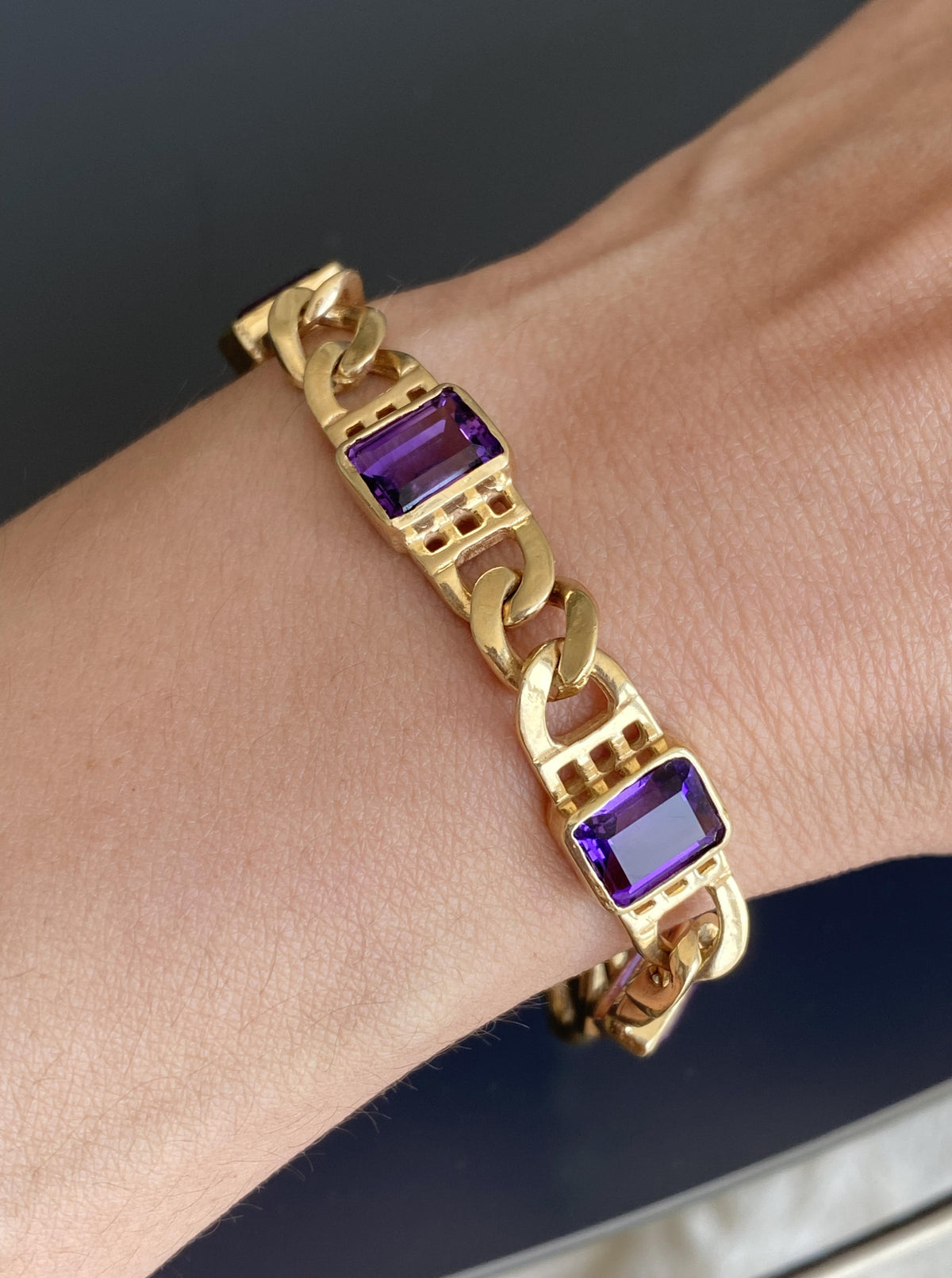 Vintage Amethyst Bracelet