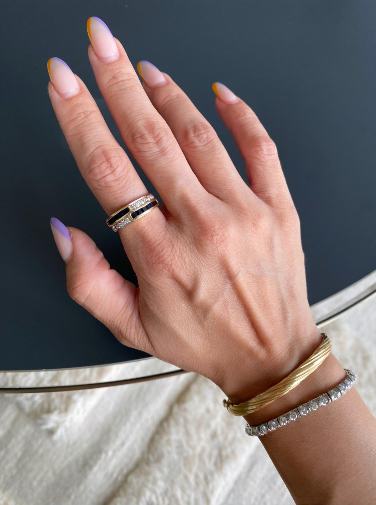 Estate Sapphire Band