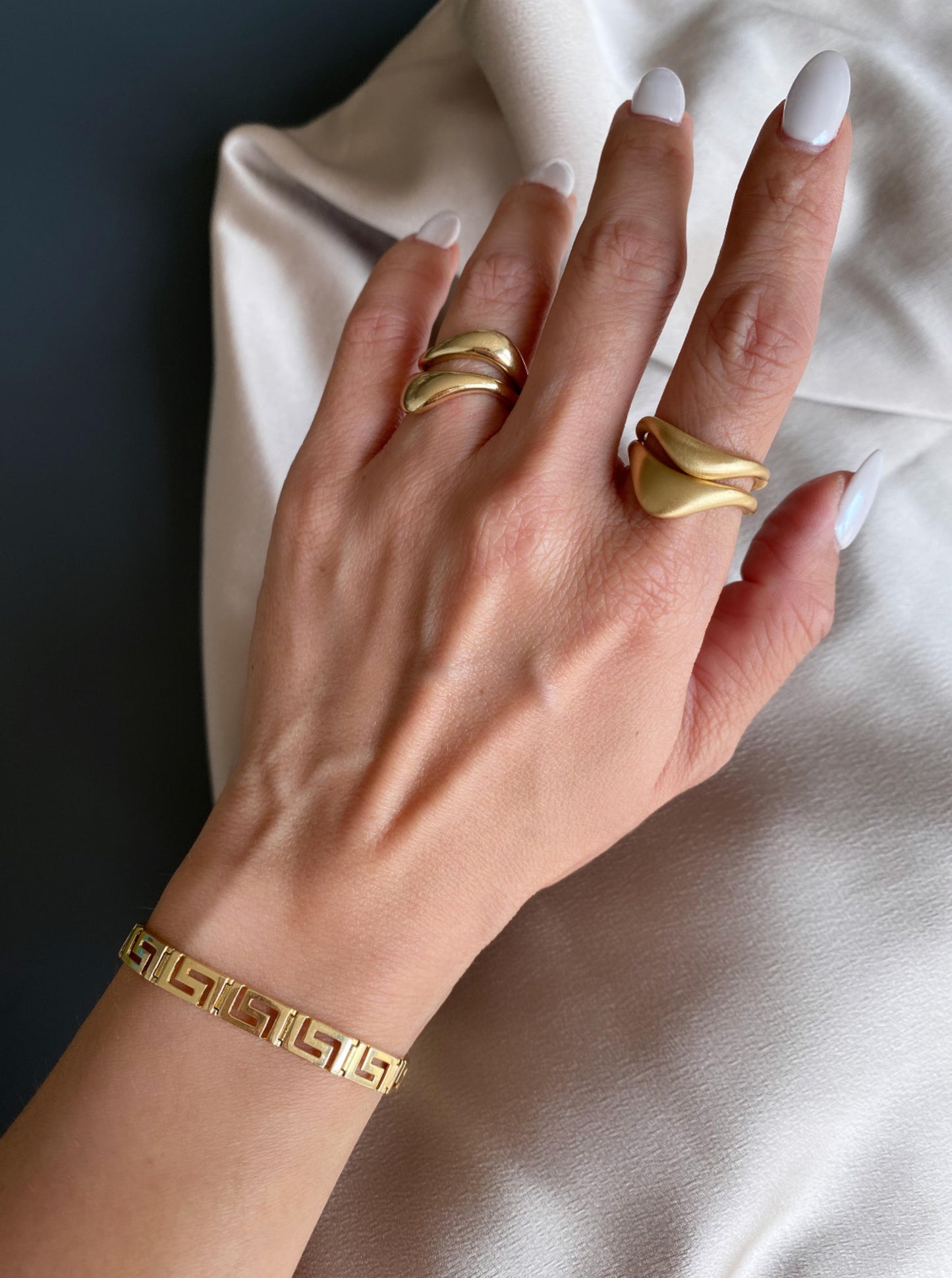 14K Greek Pattern Bracelet