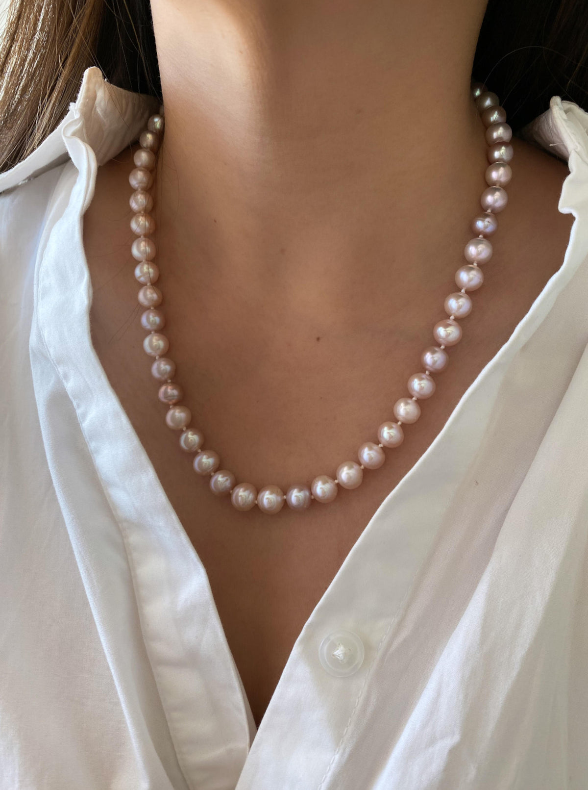 Pink Pearl Necklace
