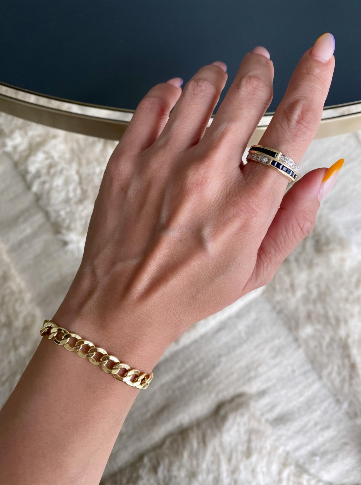 Flat Cuban Bracelet (6.3mm)