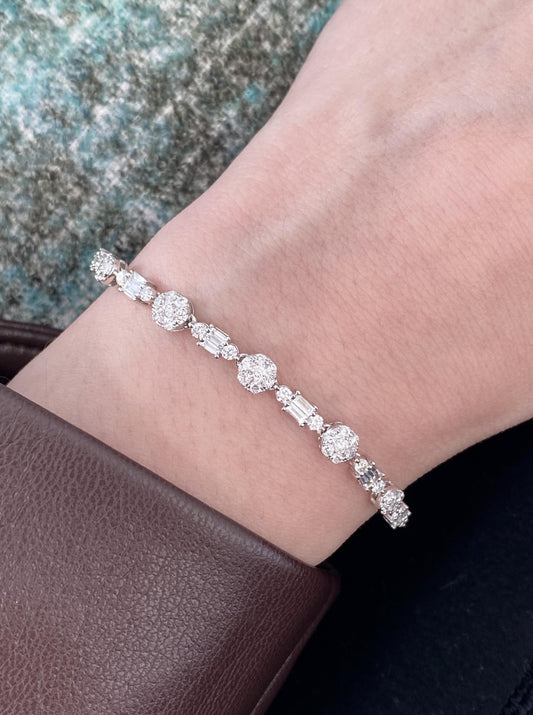 Muti Shape Diamond Bracelet