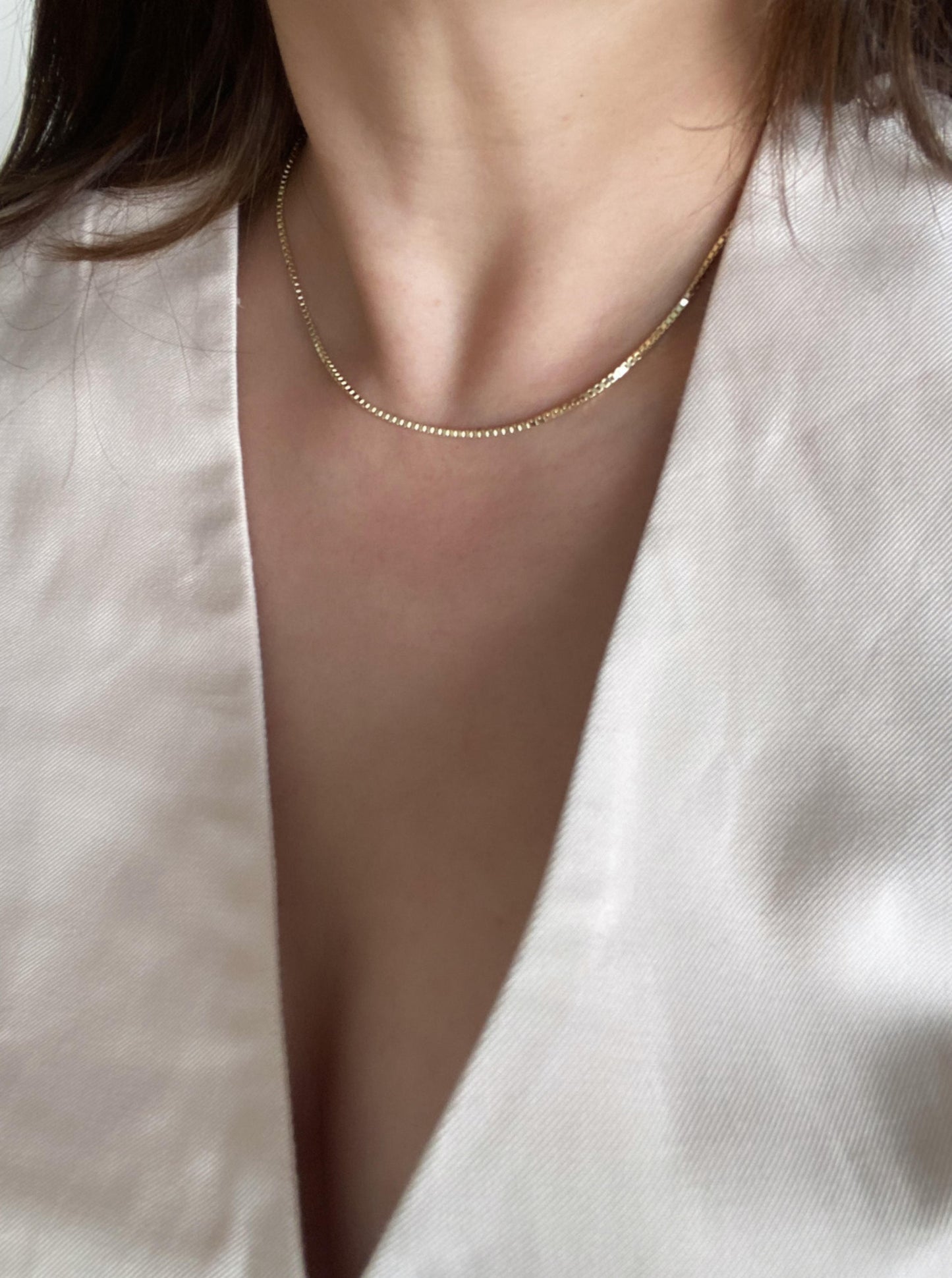14K Box Chain