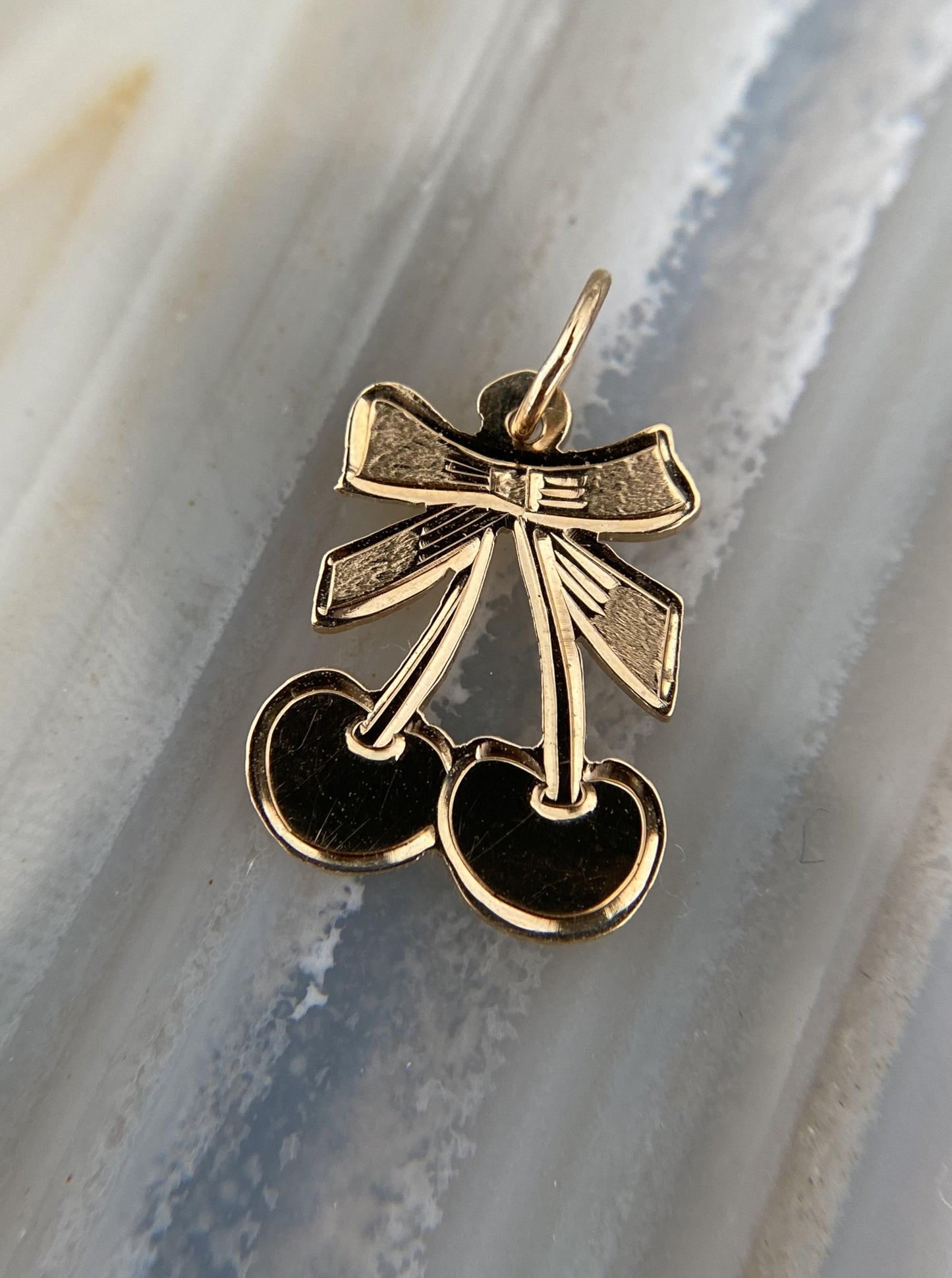 14K Cherry Charm