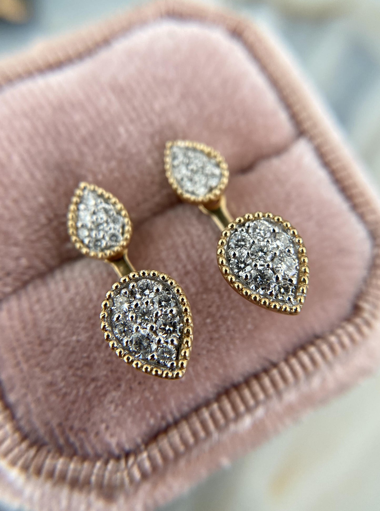 Diamond Jacket Earrings