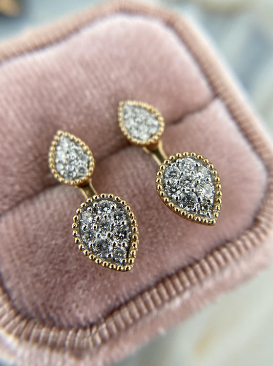Diamond Jacket Earrings