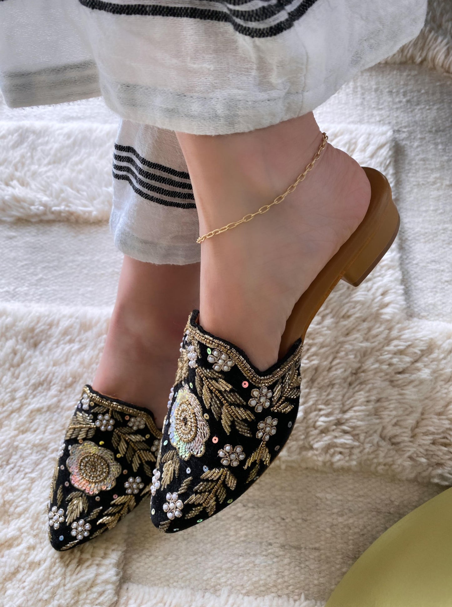 14K Oval Rope Anklet