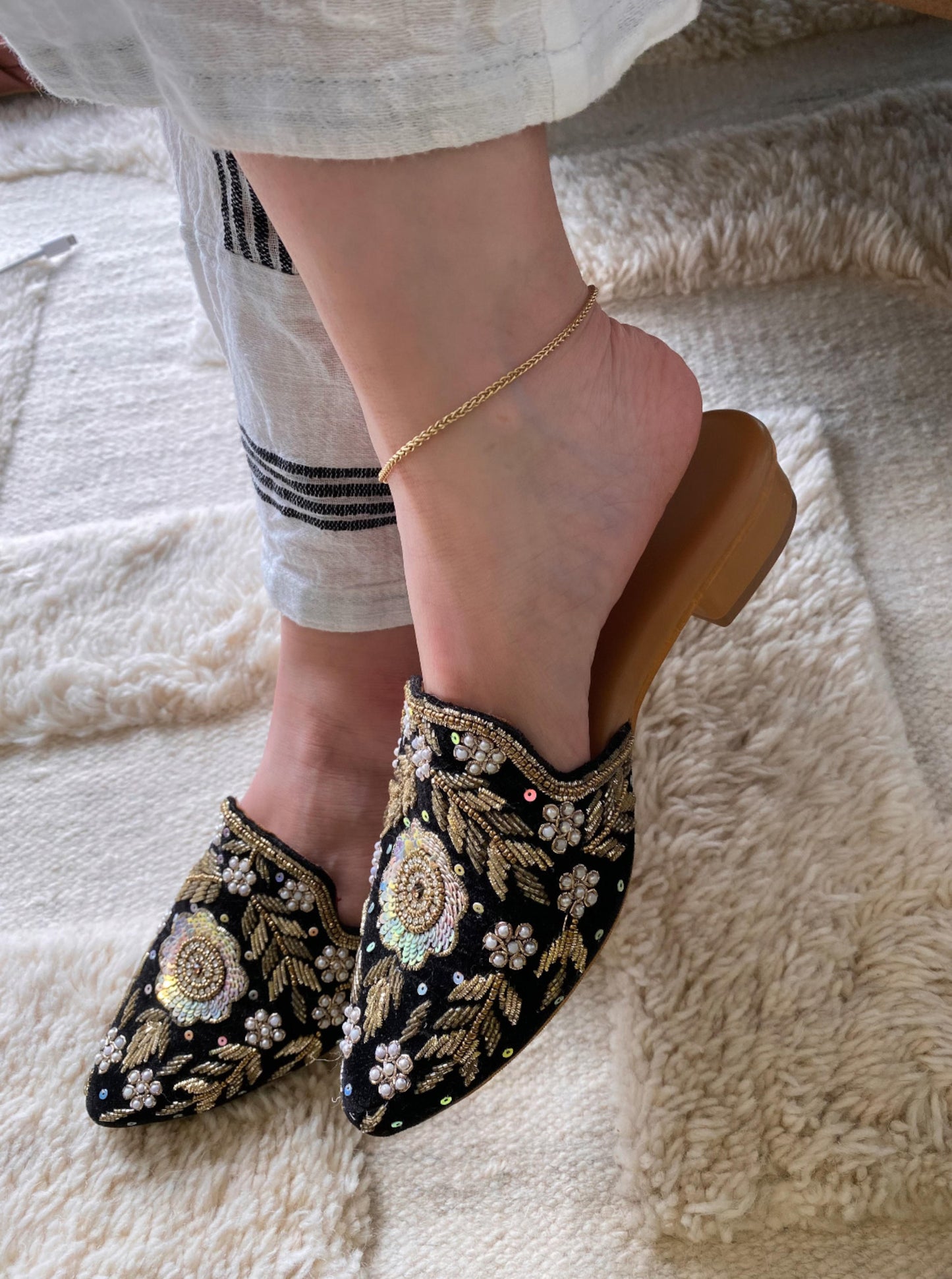 Box Rope Chain Anklet
