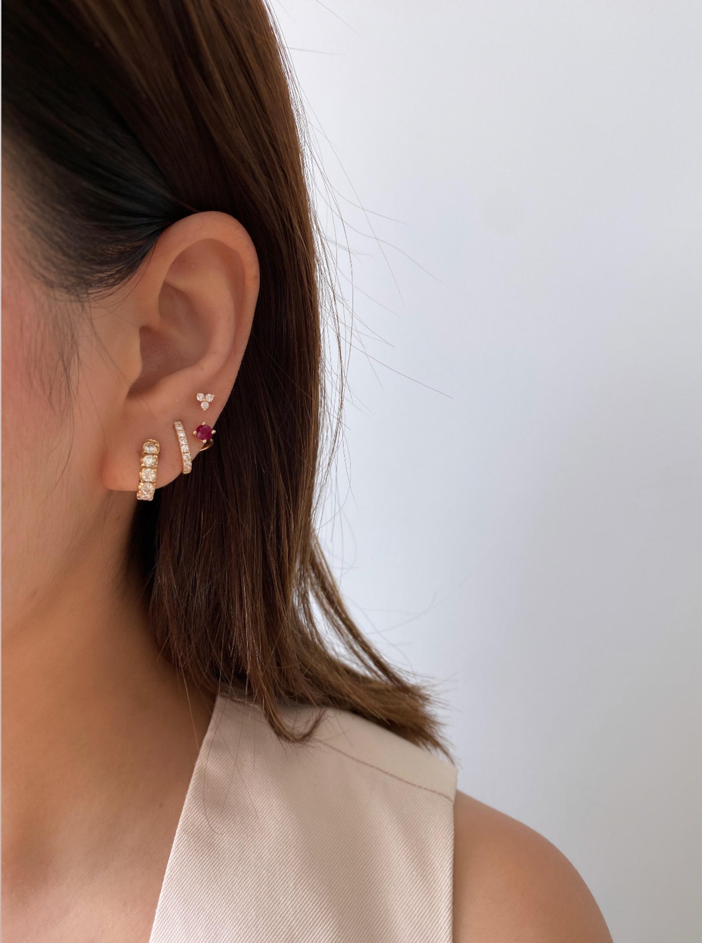 Ruby Grab Earrings