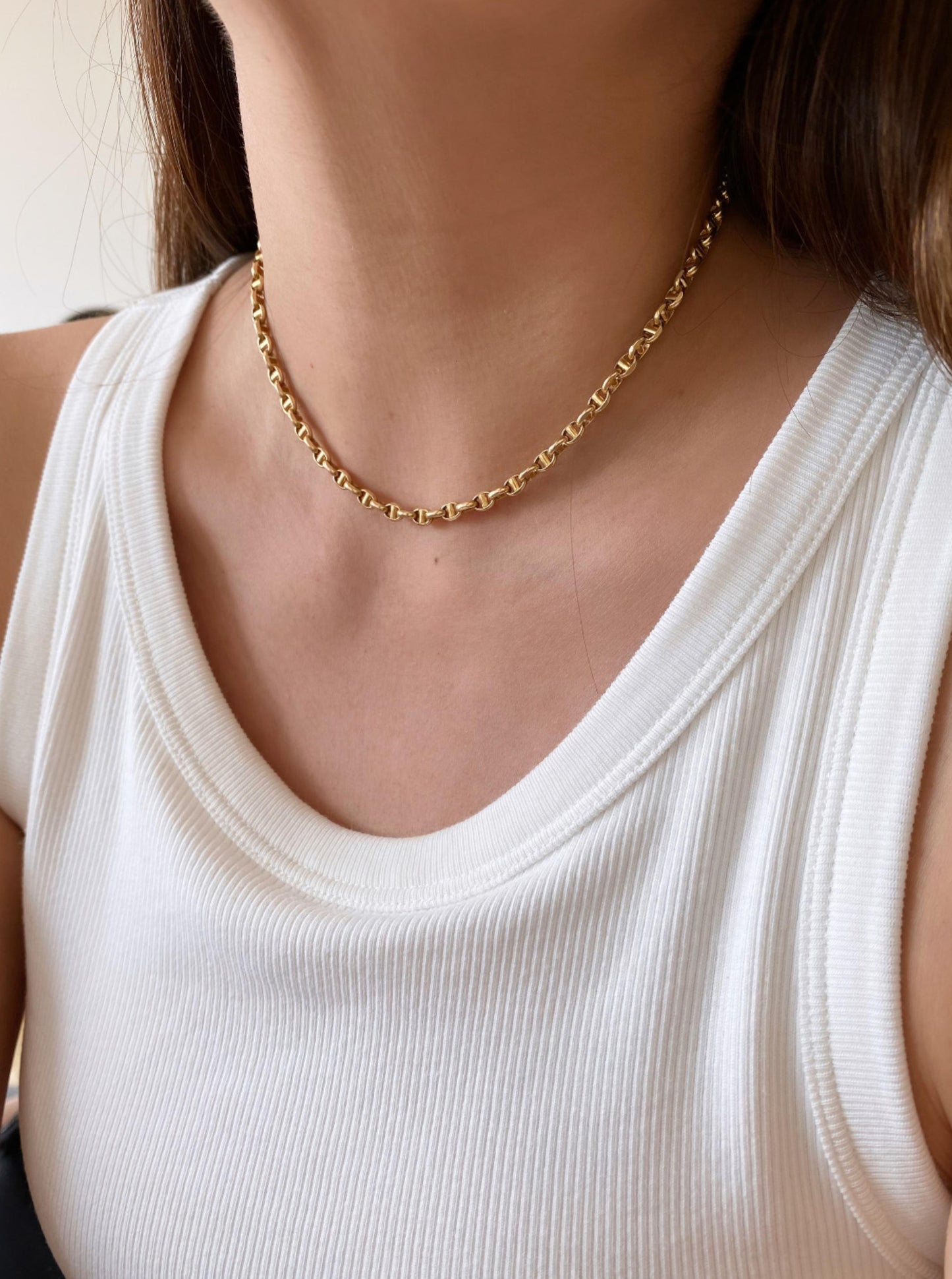 Anchor Choker Necklace
