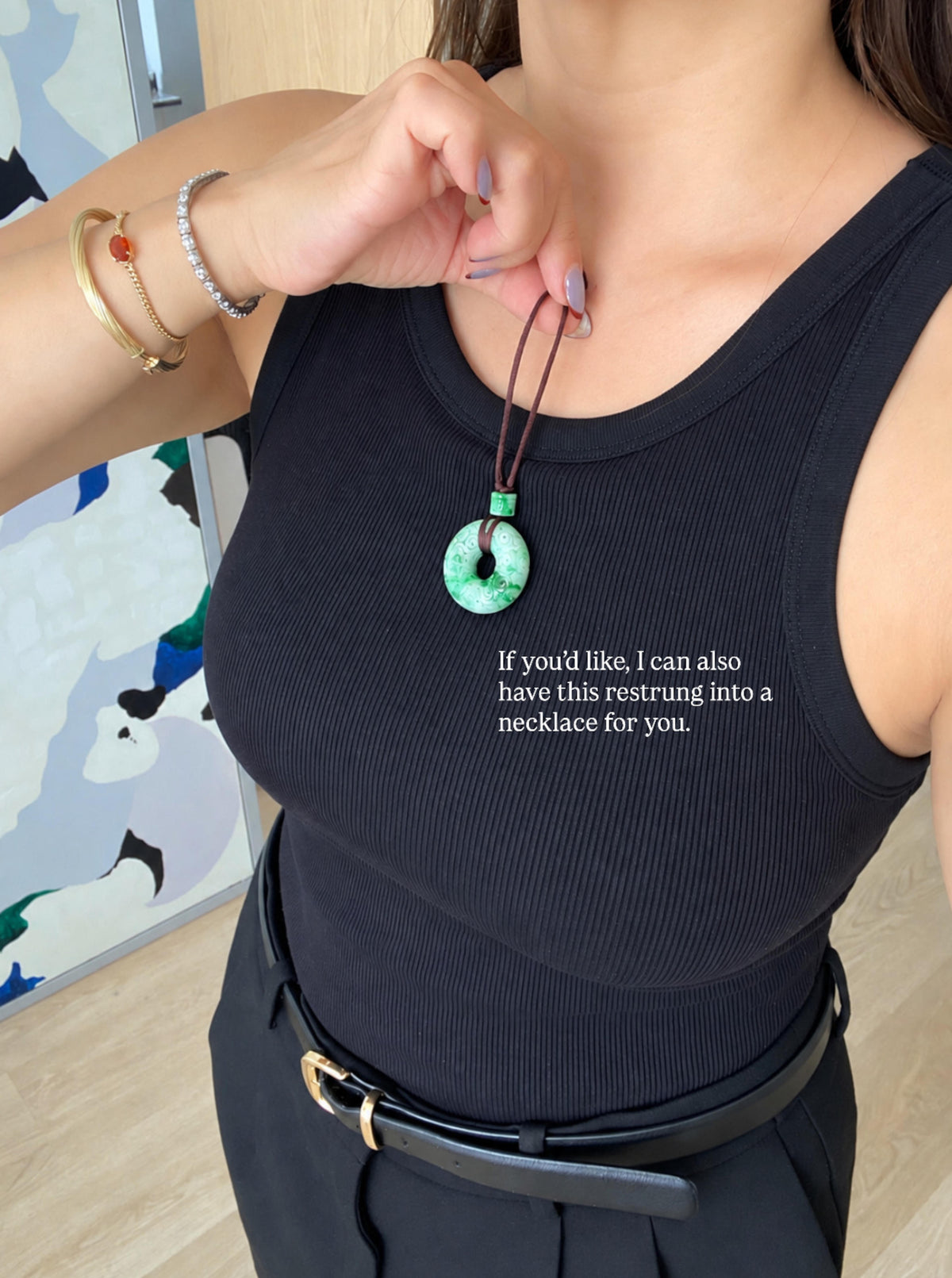 Jade Key Chain
