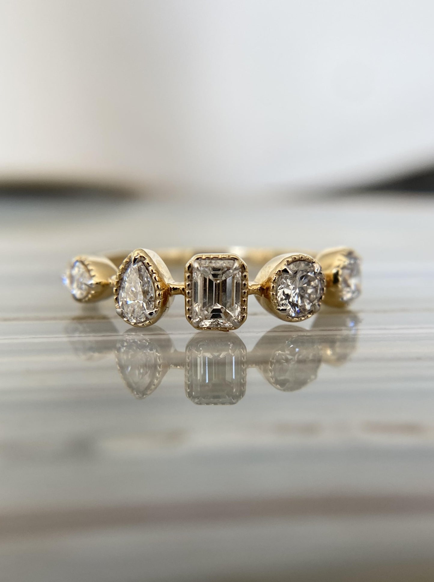 Muti Shape Diamond Ring