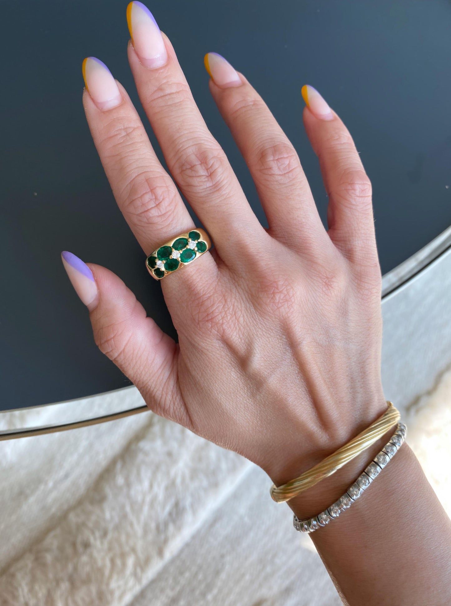 Estate Emerald Band