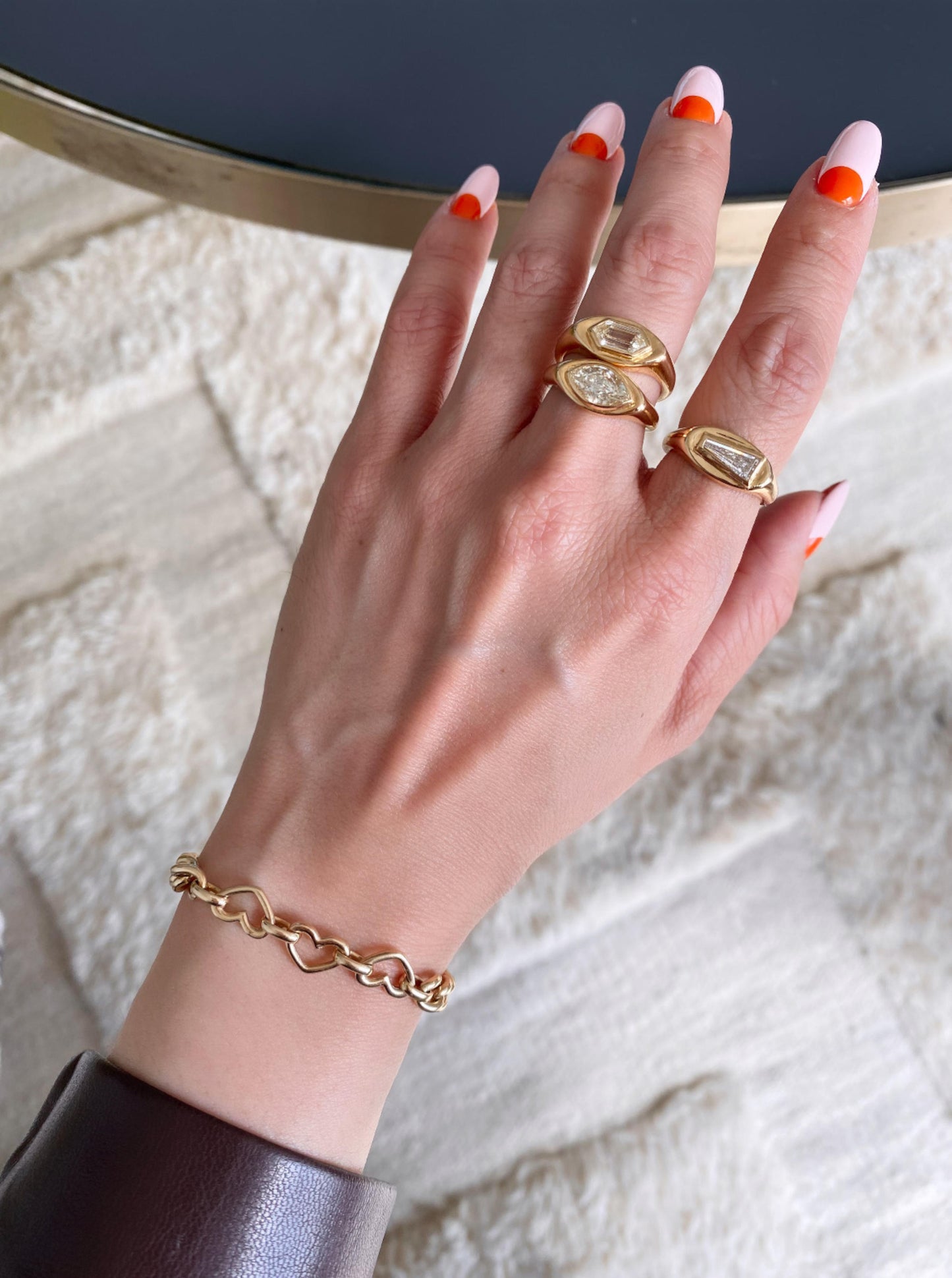 Triple Heart Bracelet