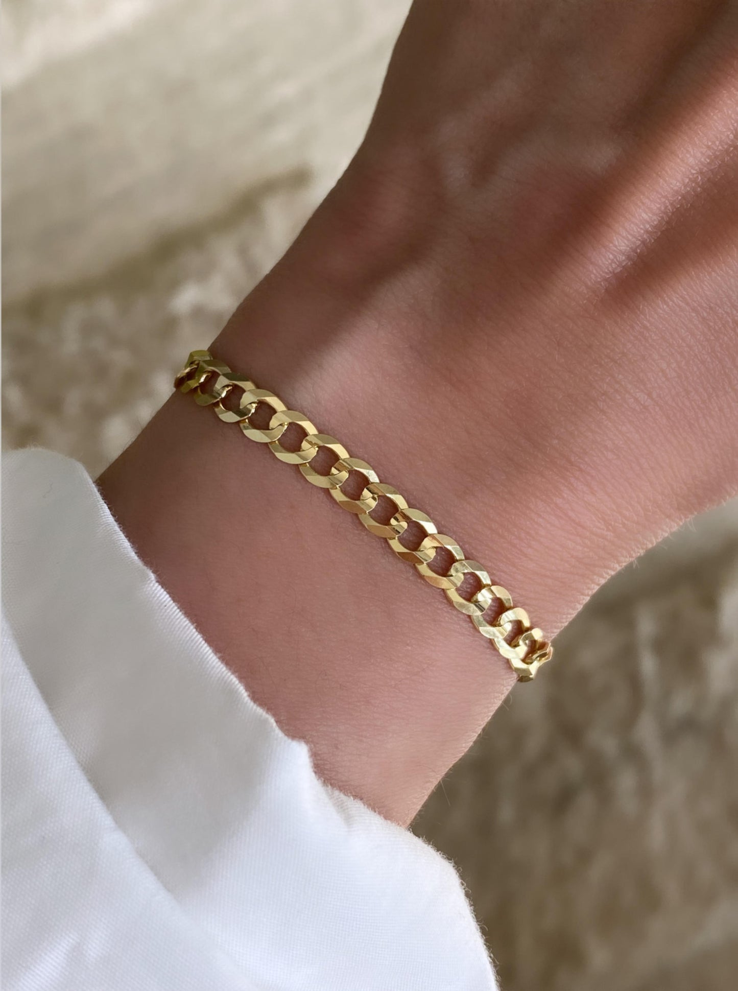 Flat Cuban Bracelet