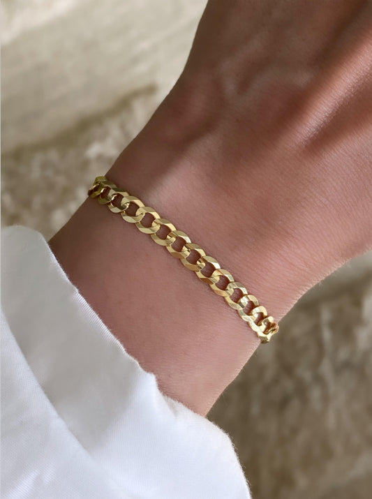 Flat Cuban Bracelet