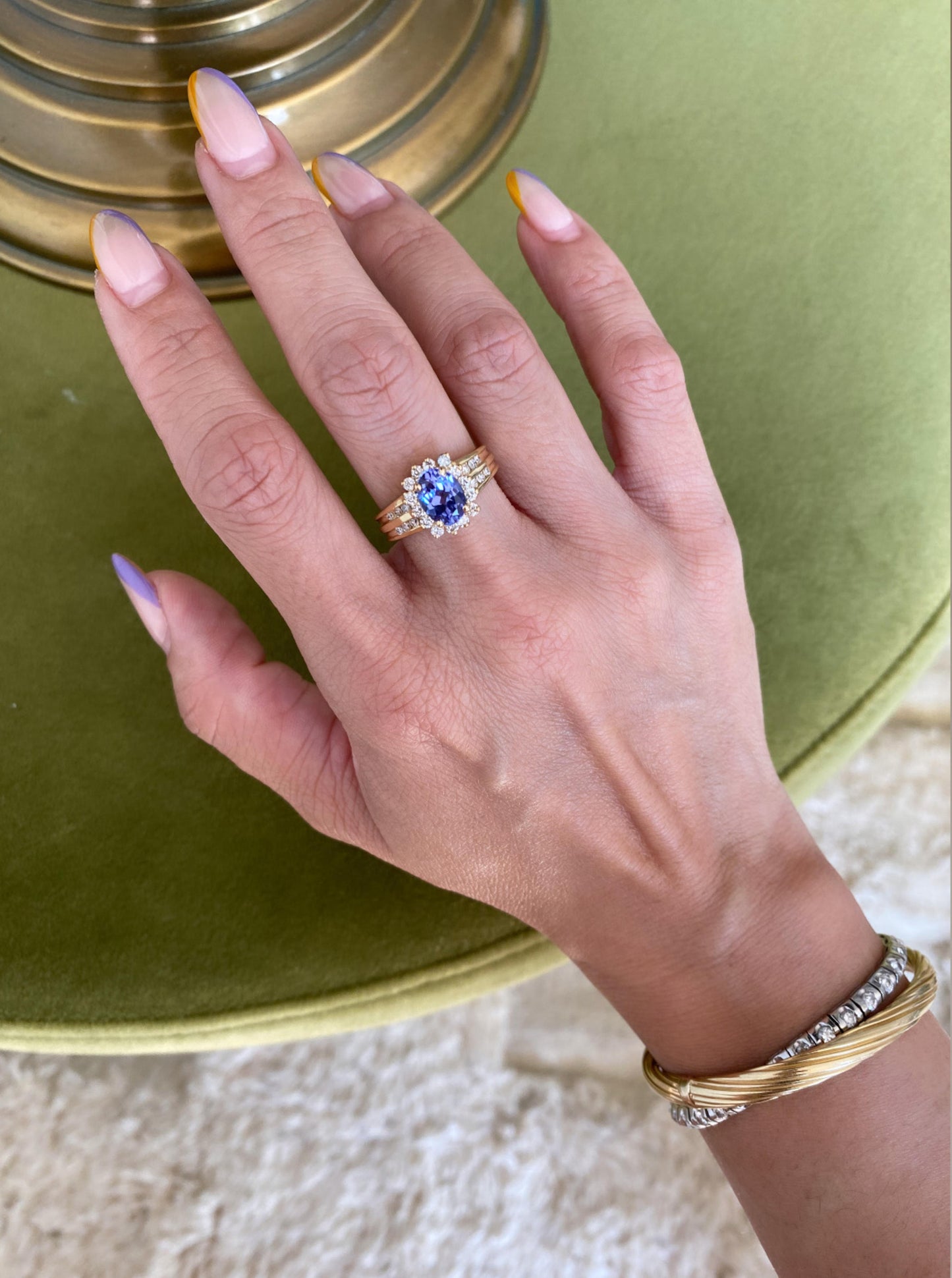 18K Tanzanite Ring