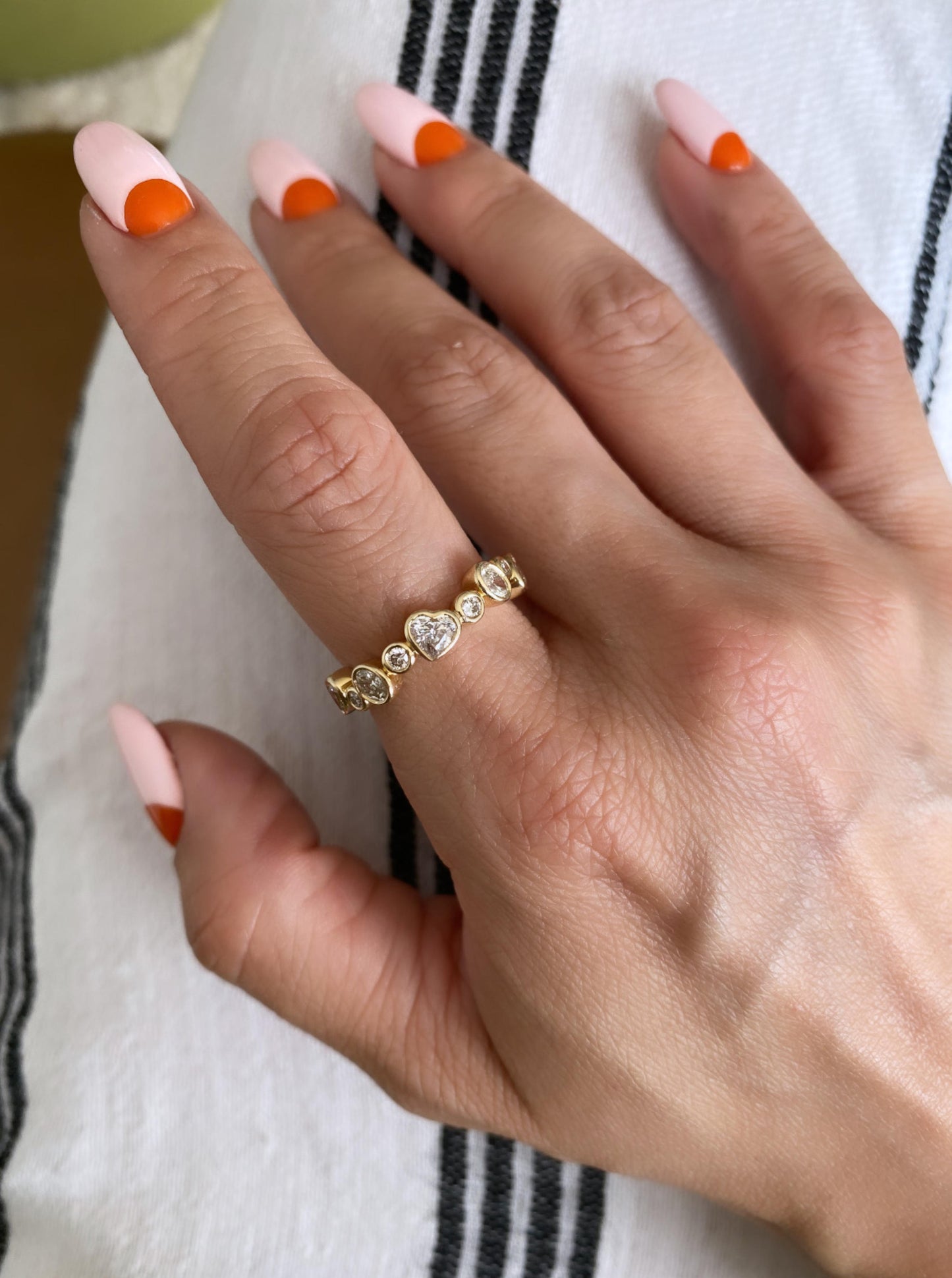 Multi Bezel Diamond Band