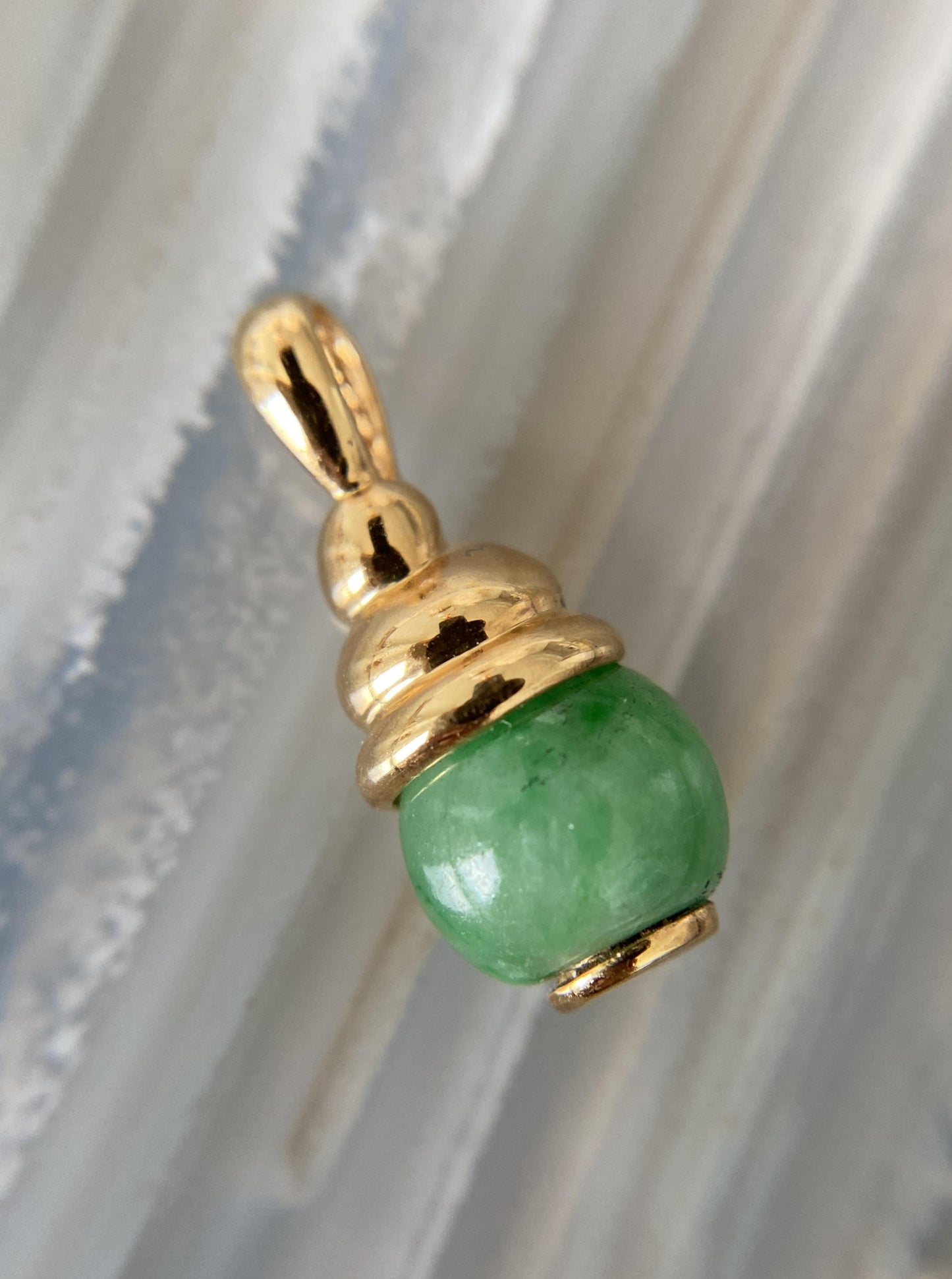 Jade Bead Charm