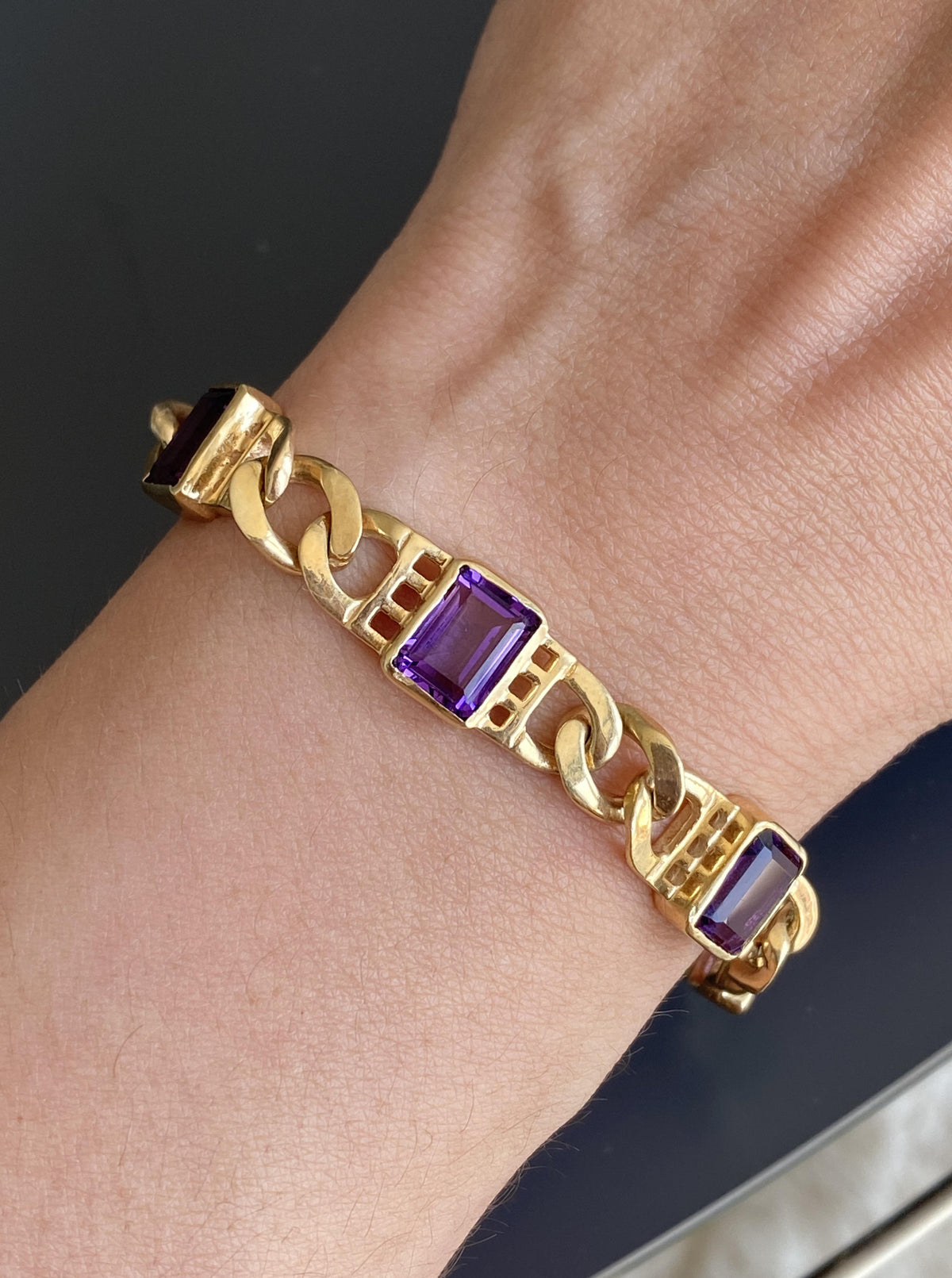 Vintage Amethyst Bracelet