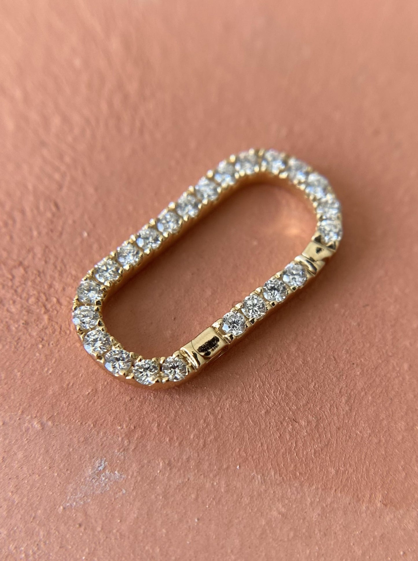 Oval Diamond Connector