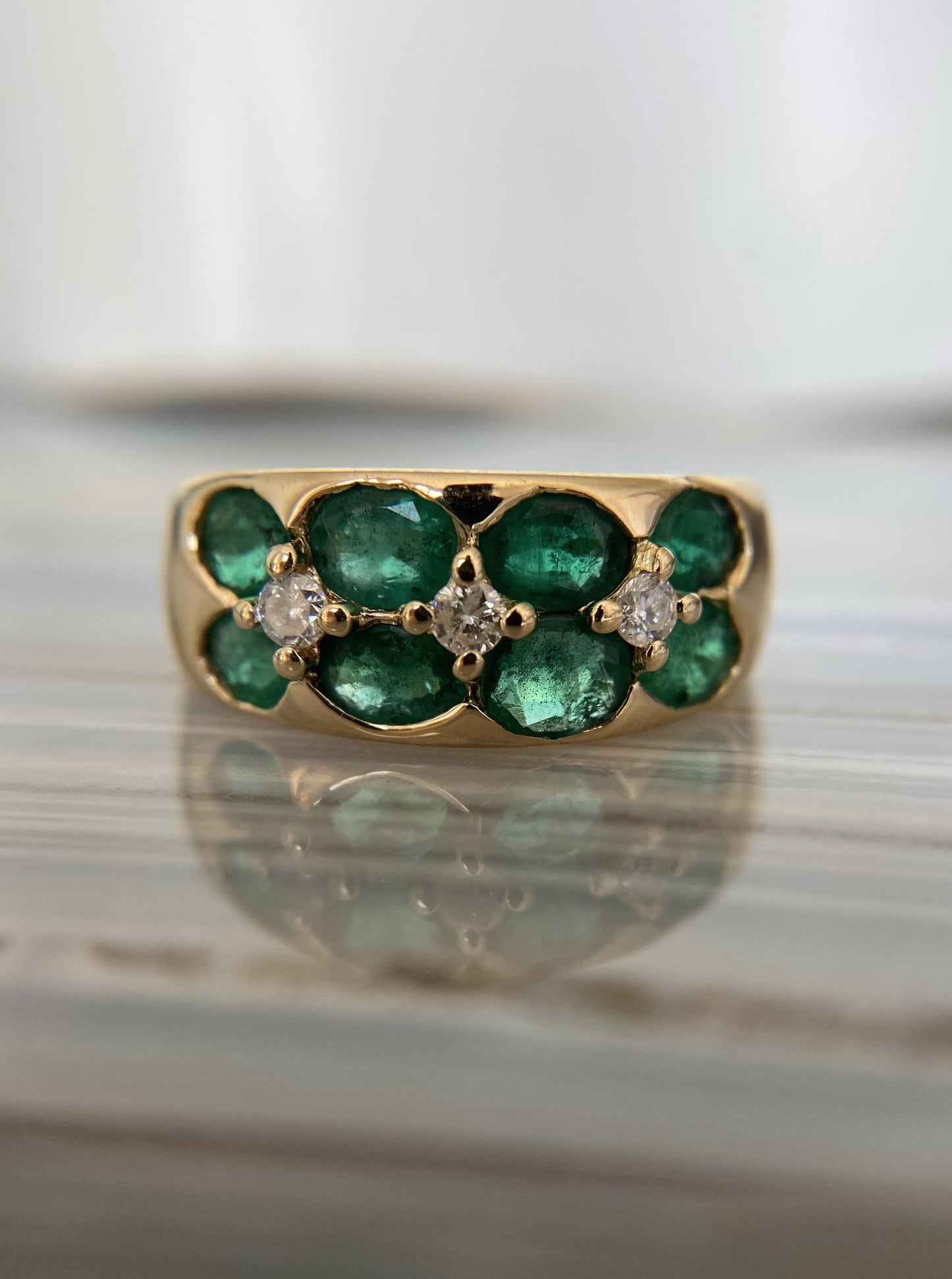 Estate Emerald Band
