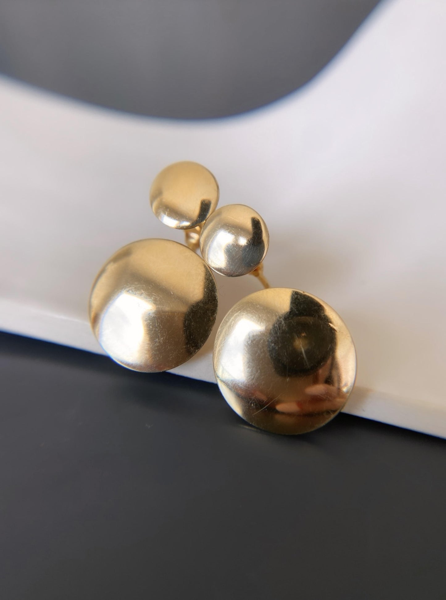 Double Disk Earrings