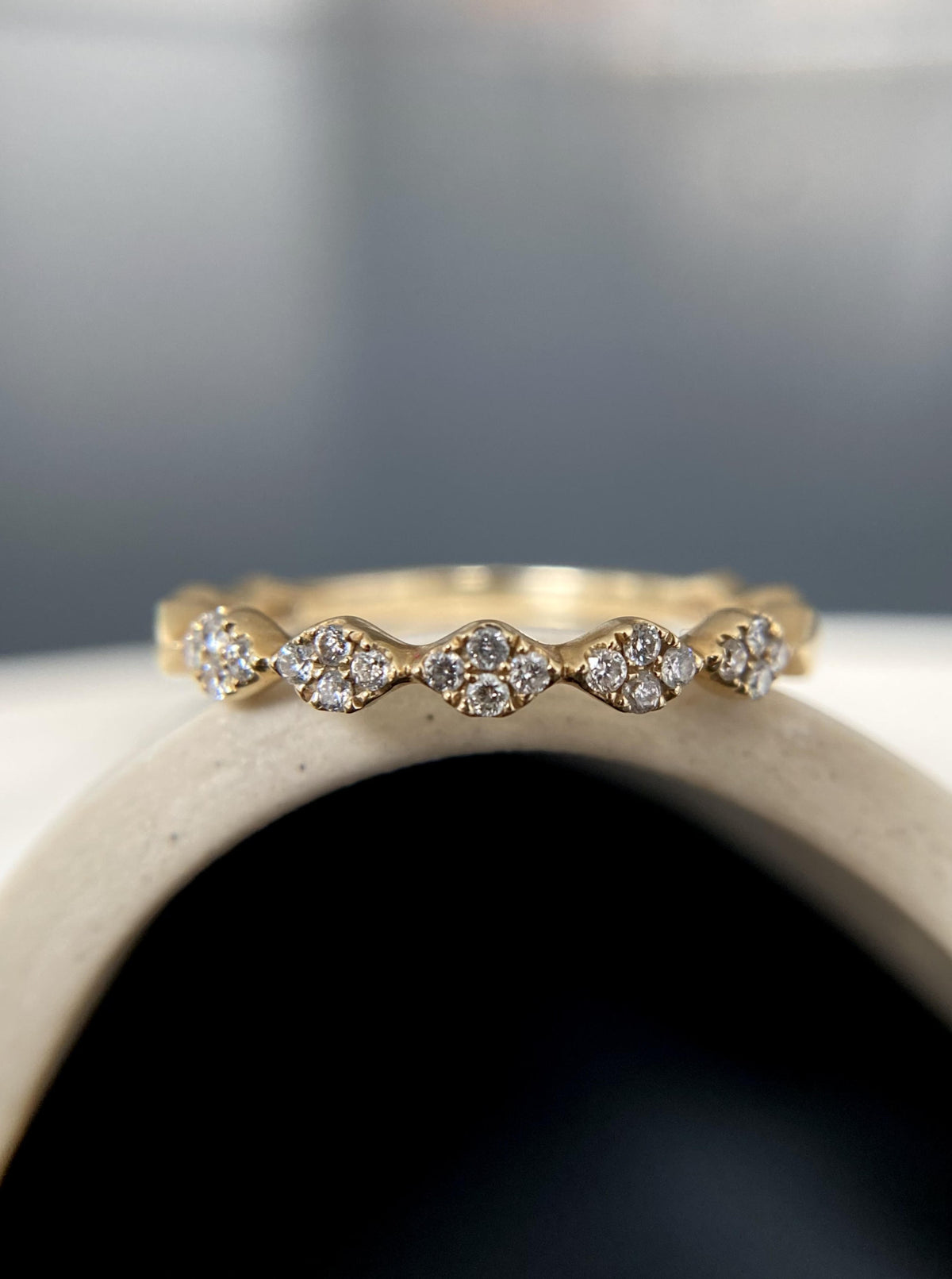 Dainty Marquise Diamond Band