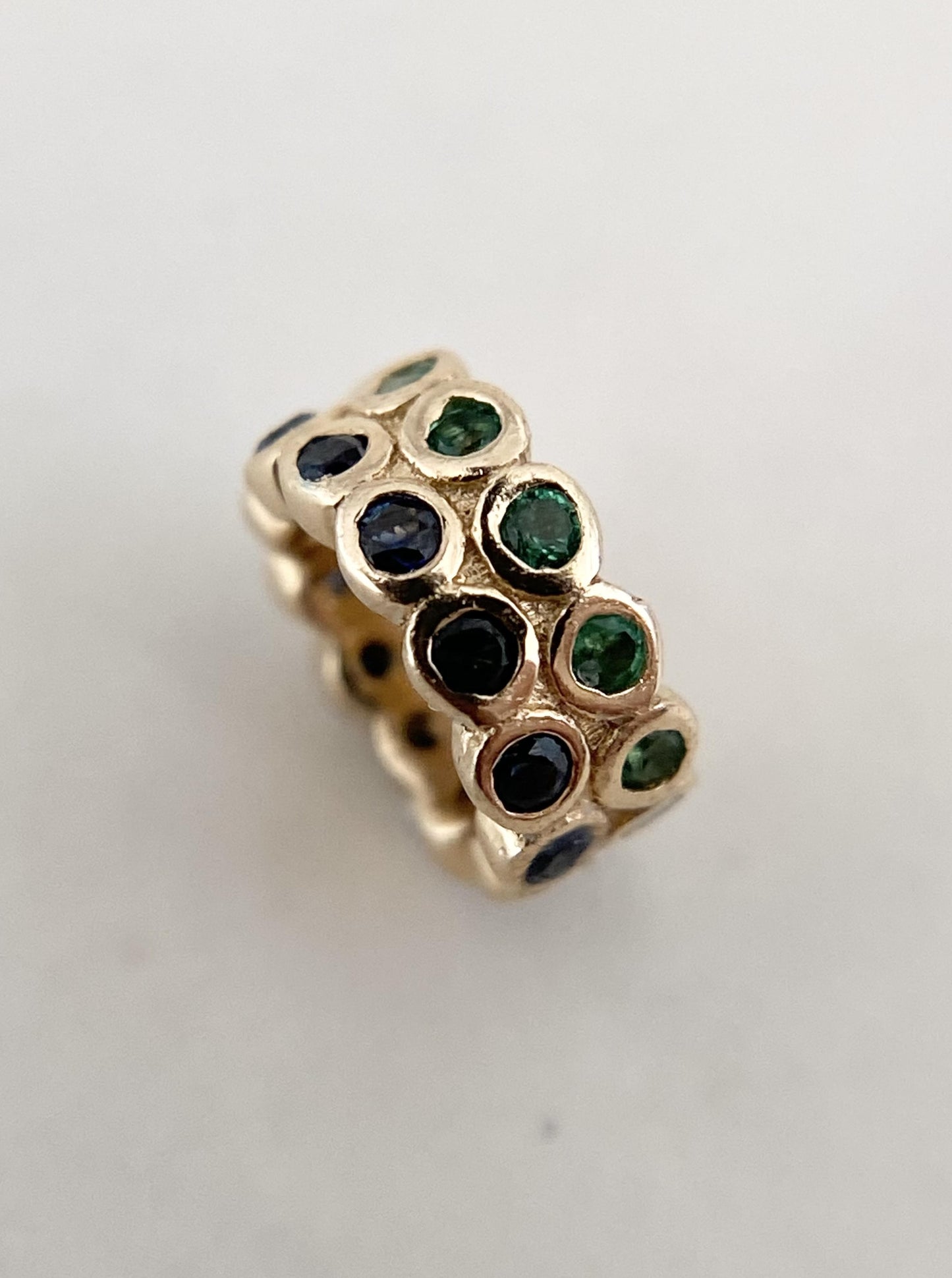 Emerald & Sapphire Spacer Charms