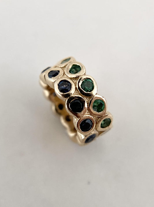 Emerald & Sapphire Spacer Charms